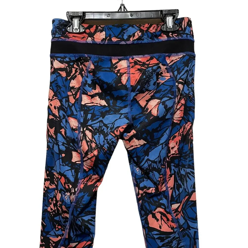 Lululemon athletica Inspire Tight II Paint Storm Harbor Blue Multi